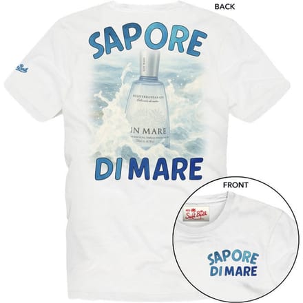 mc2 saint barth T-shirt met voor- en achterprint PRL0002-04450L