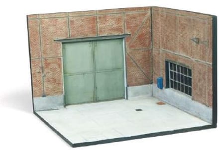 Vallejo Modelbouwpakket Diorama - SC113 Diorama Factory Gate Plastic - 1:35 - Modelbouw