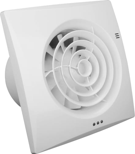Ventilatie Ventilator - Afzuigkap Badkamer - Lucht Verversen - Stil 25 dB - 100 mm - Wit