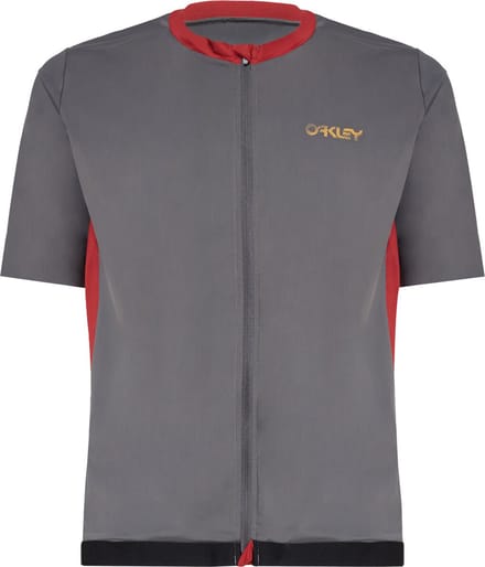 Oakley Apparel Point To Point Korte Mouw Wielertrui Grijs S Man