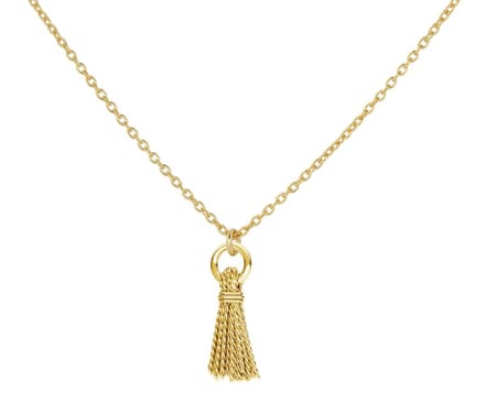 ARLIZI 1864 Ketting kwast hanger - verguld - 44 cm