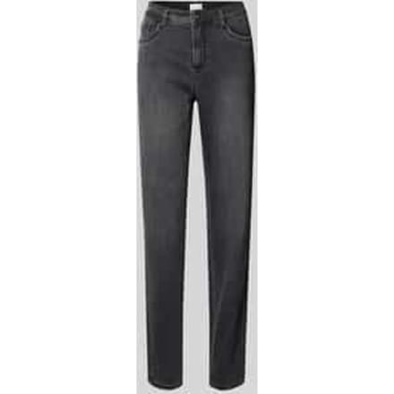 Slim fit jeans in used-look, model 'MARY THERMO'