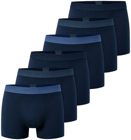 SCHIESSER Boxershorts 6PACK Shorts "95/5" Set van 6