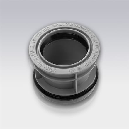 Airfit Verloopstuk riool manchet 75x50mm