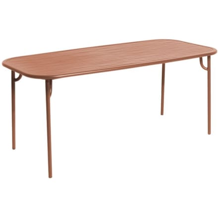 Petite Friture Week-End Tafel rechthoekig  - terracotta - klein