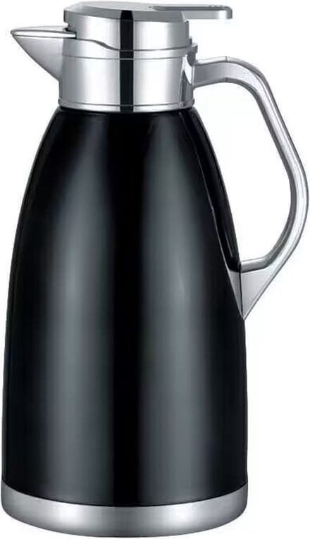 Cheffinger Thermoskan 2.3 Liter - Zwart - RVS Inox - Themosfles