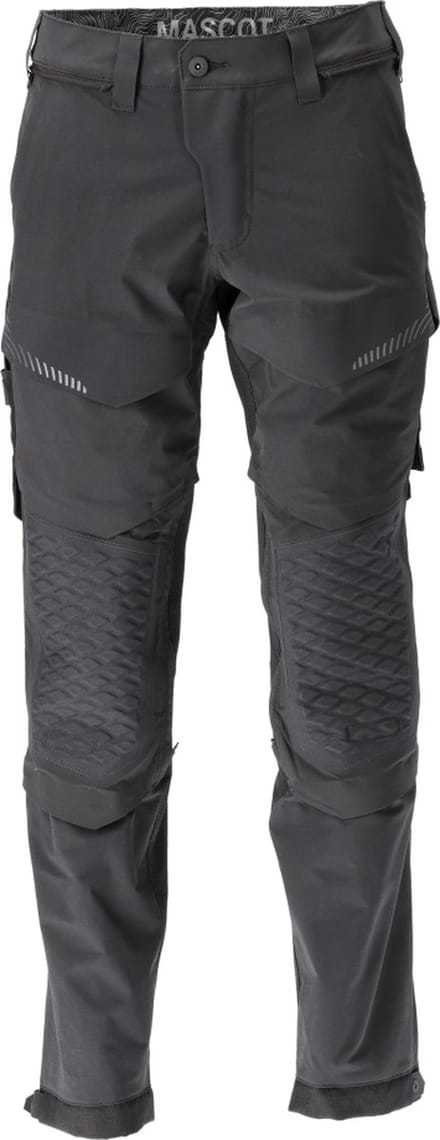 Mascot Customized Broek met kniezakken 22279-605 - Zwart - C68 - 82