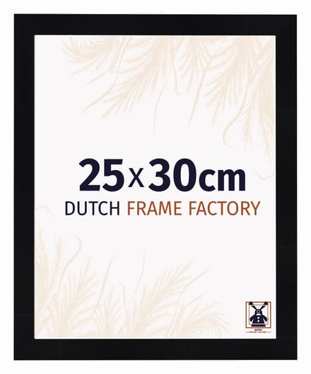 Fotolijst 25x30 cm - MDF - Zwart Hoogglans - Praag
