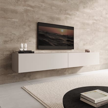 Meubella - TV-Meubel Palm - Beige - 200 cm