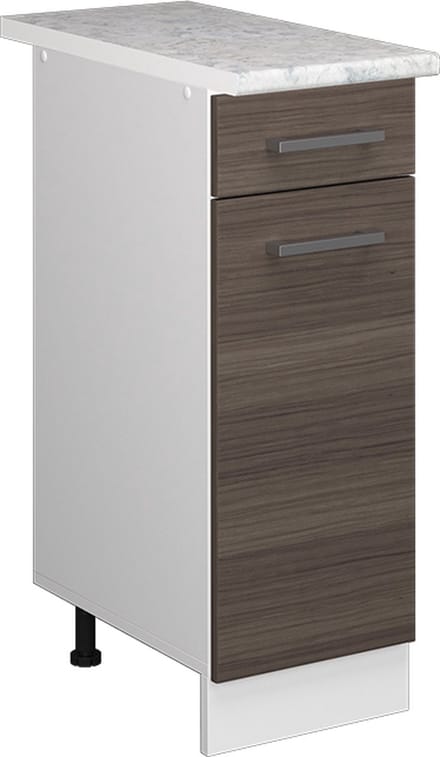 Vicco R-Line Keukenonderkast – 30 cm, WB Marmer Edel grijs