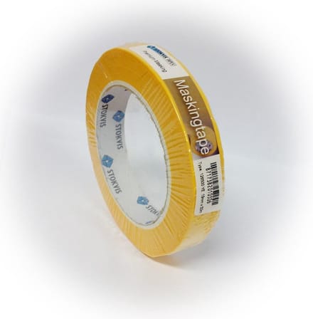 Stokvis masking tape 19mm x 50 meter geel (CT200801)