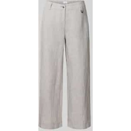 Culotte van linnen met steekzakken model 'Nora'