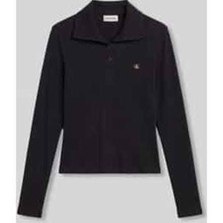 slim fit shirt met lange mouwen van katoenmix