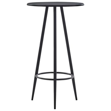 vidaXL - Bartafel - 60x107,5 - cm - MDF - zwart