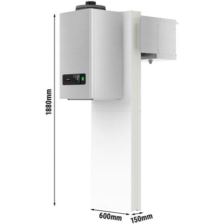 GGM Gastro Wand-Kühlaggregat - maximal für 7,5 m³ Zilver