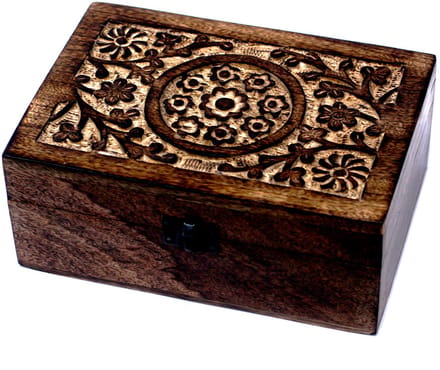Opbergbox 24 vakken hout - Etherische olie - Sieradendoos - Organizer