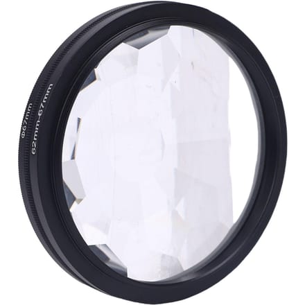 67MM Kaleidoscoop Prisma Speciale Effecten Filter Dubbelzijdig Meerlaags Gecoat Camera Lens met white