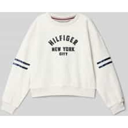 Relaxed fit sweatshirt van katoenmix