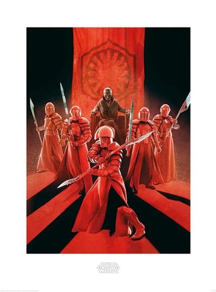 Kunstdruk Star Wars - The Last Jedi Snoke and Elite Guards 60x80cm