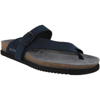 Mephisto - HELEN SANDALBUCK - Dames slippers - Kleur: Blauw - Maat: 37