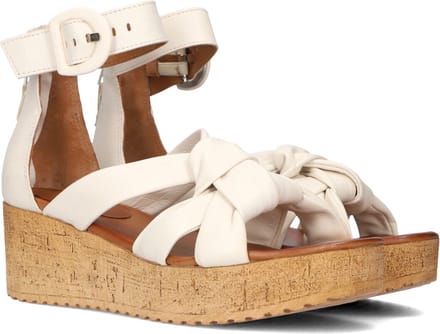 Omoda 722028 Sandalen - Met Sleehak - Dames - Beige - Maat 39