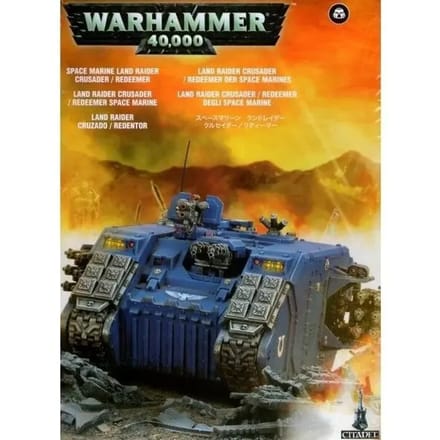 Beeldje Games Workshop Warhammer 40k - Space Marine Land Raider Crusader / Redeemer