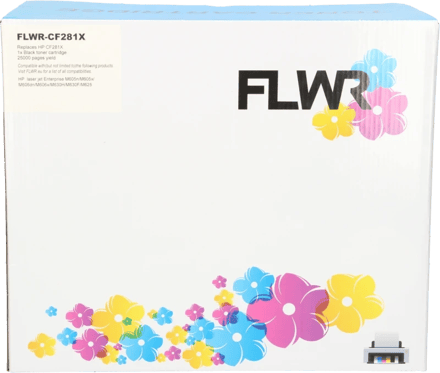 FLWR - Toner / 81X / Zwart - Geschikt voor HP