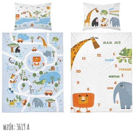 Safari Beddengo Ongeveer 90x120 cm - Caton en Gedrukte Koala