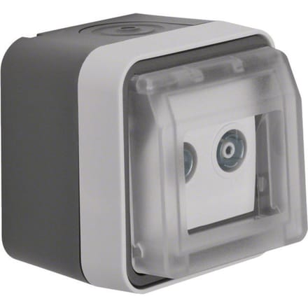 Hager Berker W.1 Antennecontactdoos - 12033515 - E35PF