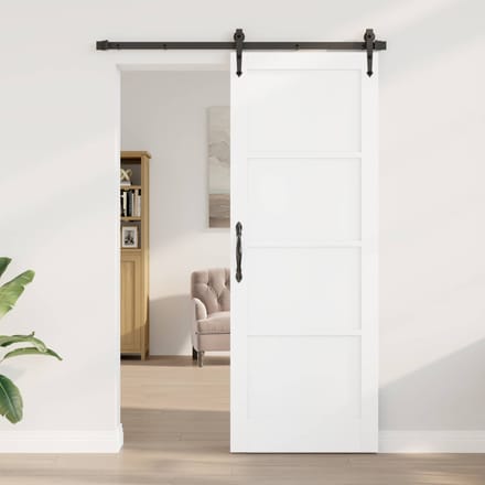 vidaXL - Interne - Deur - 78 - x - 211 - cm - Multiplex - Wit
