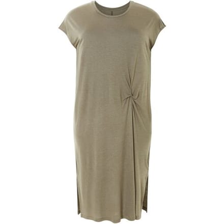ESMARA Linnen damesjurk (Kaki, XL (48/50))