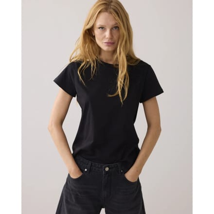 Summum 3s5185-30714 990 rhine stone logo tee black