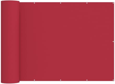 vidaXL - Balkon - Privacy - Scherm - 180 - x - 1000 - cm - Polyester - Rood