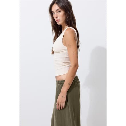 Stradivarius Getailleerde top met brede bandjes  Ijs S