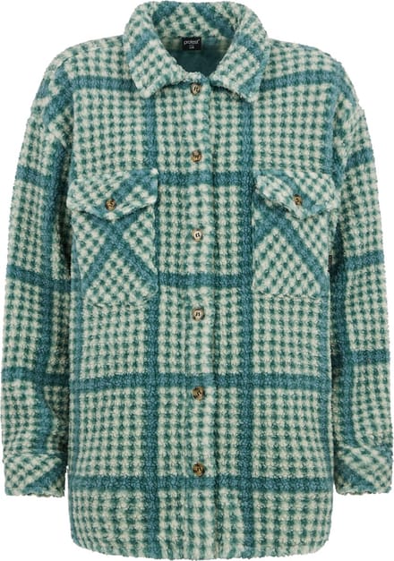 Protest Prtakino – Shacket Dames – Knoopsluiting – Fleece – Overshirt