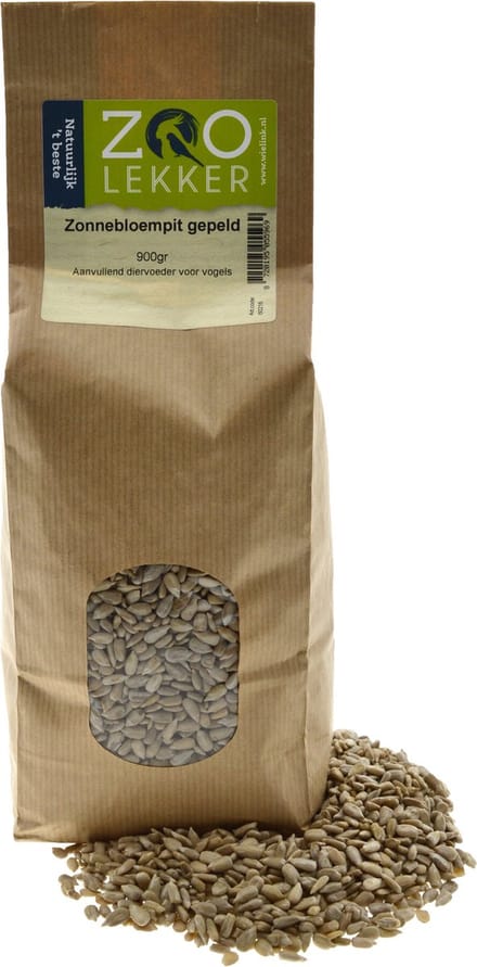 Zoolekker Zonnebloempit gepeld 900gr