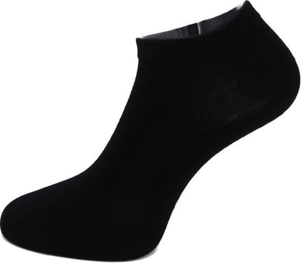 Unisex bamboe sneakersokken - Black - 48-50 - 2 paar