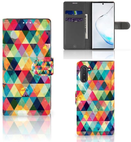 Samsung Galaxy Note 10 Telefoon Hoesje Geruit