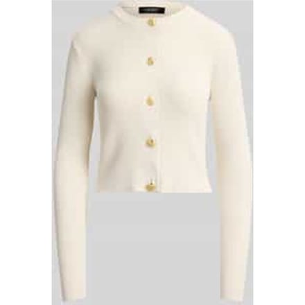 slim fit gebreid jack met knoopdetails