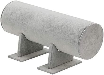 Haarband Display Stand - Sieraden Organizer - Accessoires Opbergen - Fluwelen Oppervlak - 30 cm Lengte - Grijs