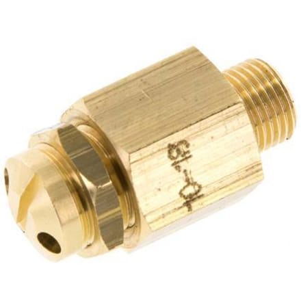 G 1/8'' Messing instelbare veiligheidsklep 10-18 bar (145,04-261,07 psi)