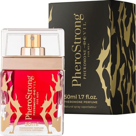 PheroStrong - Devil Feromonen spray voor mannen - Rood