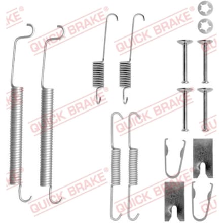 Toebehorenset, remschoenen QUICK BRAKE 105-0807