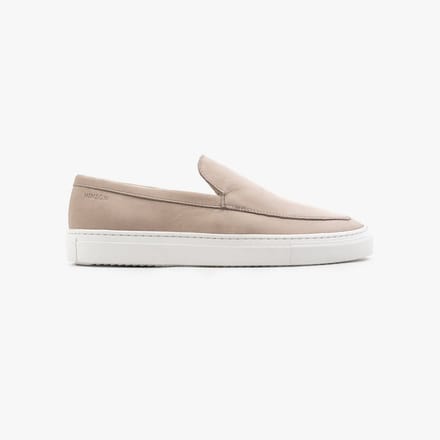 Hinson malton plain loafers heren sand nubuck