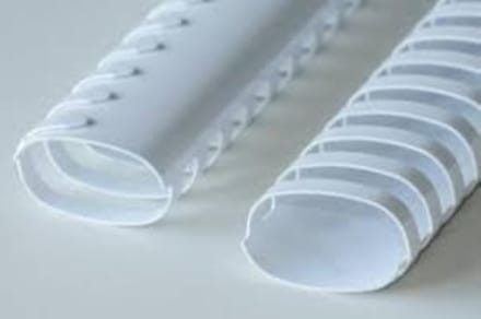 BINDRUG INBINDRING WIT 45MM PVC 21RINGS FORPUS DOOS 50STK