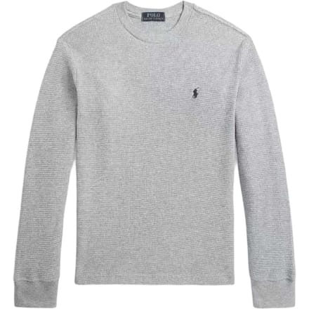 Polo Ralph Lauren Geborduurd Wafel Crew Neck Pullover Sweatshirt Heren sweatshirt 710767967-007 M white