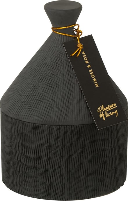 J-Line geurkaars Rain Reef - Rainbow Reef - keramiek - zwart - 40U