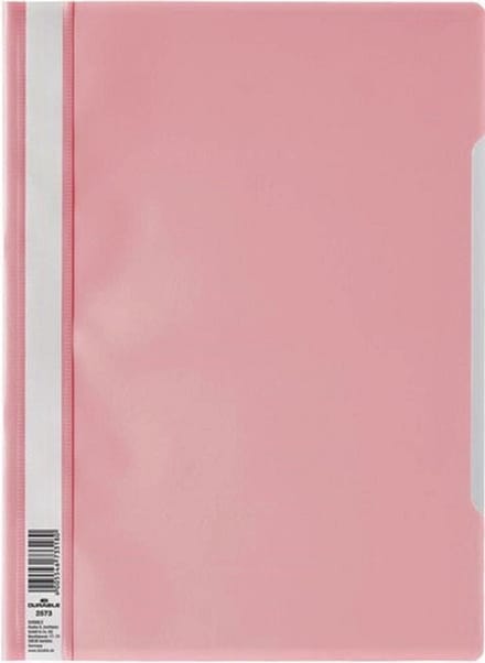 Durable – snelhechtmap roze – 10 stuk