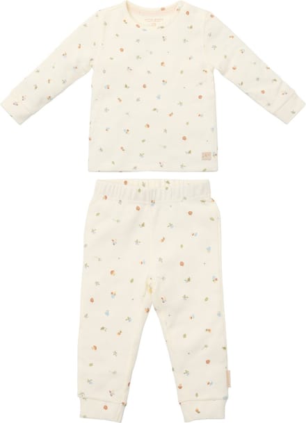 Little Dutch Pyjama - Maat 62/68 - Pyjama kinderen Jongens - Wit - Forest Friends Night Forest Treasures