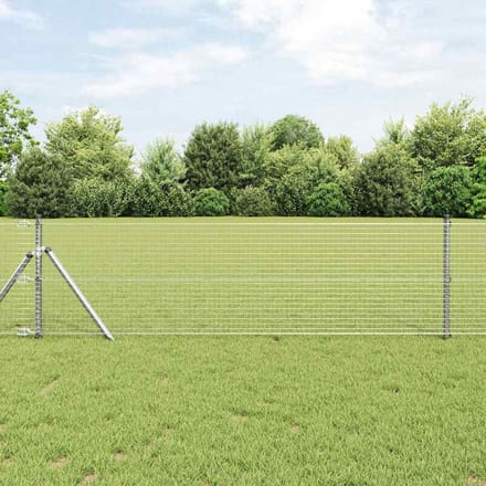 vidaXL - Gelast - gaashek - 1000 - x - 40 - cm - Zilver